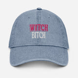 Witch Bitch Denim Hat