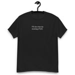 Meaning of Hell heavyweight tee