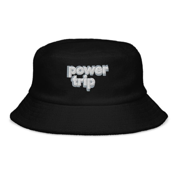 Power Trip terry cloth bucket hat
